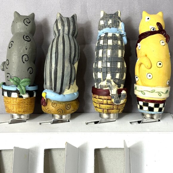 Debbie Mumm 2001 Garden Cat Spreaders Model No. 12737 - Picture 4 of 7